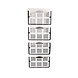 Discountershop Durable 32L Folding Crate with Soft Touch Handles | 50cm x 21cm x 33cm | Foldable White Lidless Storage Box | Perfect for Clothing, Groceries, and Toys | Ideal for Storage and Transportation Discountershop Durable 32L Folding Crate with Soft Touch Handles | 50cm x 21cm x 33cm | Foldable White Lidless Storage Box | Perfect for Clothing, Groceries, and Toys | Ideal for Storage and Transportation