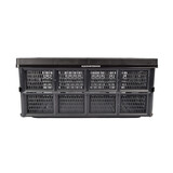 Discountershop Opvouwbare Vouwkrat 32 Liter - Zwart Plastic - Inklapbare Boodschappen Kist - Extra Sterk & Stevig voor Binnen en Buiten - 50x21x33cm