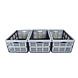 Discountershop Innovative Blue Eco-Foldable Crate 32 Liters | 50cm x 21cm x 33cm | 3-Piece Set | Ultra Strong Made from Recycled Plastic | Ideal for Versatile Storage from Clothing to Tools | Space-Saving Design Discountershop Innovative Blue Eco-Foldable Crate 32 Liters | 50cm x 21cm x 33cm | 3-Piece Set | Ultra Strong Made from Recycled Plastic | Ideal for Versatile Storage from Clothing to Tools | Space-Saving Design