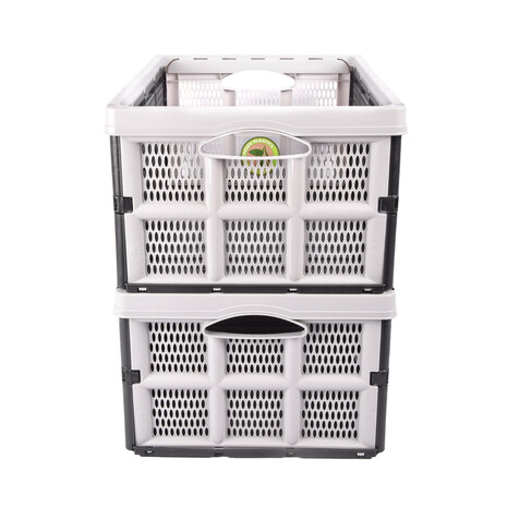Discountershop Waar Opbergen Zorgeloos Is: Grijze Vouwkrat 32 Liter van Gerecycled Plastic | Set Van 2 | 50cm x 21cm x 33cm | Betrouwbare Opbergoplossing | Vereenvoudig Je Leven met Onze Opbergoplossingen Discountershop Waar Opbergen Zorgeloos Is: Grijze Vouwkrat 32 Liter van Gerecycled Plastic | Set Van 2 | 50cm x 21cm x 33cm | Betrouwbare Opbergoplossing | Vereenvoudig Je Leven met Onze Opbergoplossingen