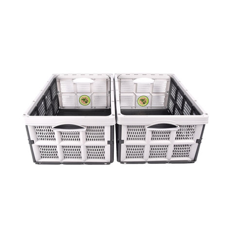Discountershop Waar Opbergen Zorgeloos Is: Grijze Vouwkrat 32 Liter van Gerecycled Plastic | Set Van 2 | 50cm x 21cm x 33cm | Betrouwbare Opbergoplossing | Vereenvoudig Je Leven met Onze Opbergoplossingen Discountershop Waar Opbergen Zorgeloos Is: Grijze Vouwkrat 32 Liter van Gerecycled Plastic | Set Van 2 | 50cm x 21cm x 33cm | Betrouwbare Opbergoplossing | Vereenvoudig Je Leven met Onze Opbergoplossingen