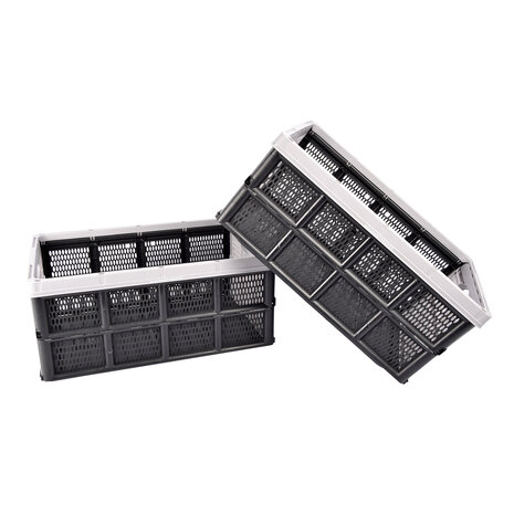 Discountershop Waar Opbergen Zorgeloos Is: Grijze Vouwkrat 32 Liter van Gerecycled Plastic | Set Van 2 | 50cm x 21cm x 33cm | Betrouwbare Opbergoplossing | Vereenvoudig Je Leven met Onze Opbergoplossingen Discountershop Waar Opbergen Zorgeloos Is: Grijze Vouwkrat 32 Liter van Gerecycled Plastic | Set Van 2 | 50cm x 21cm x 33cm | Betrouwbare Opbergoplossing | Vereenvoudig Je Leven met Onze Opbergoplossingen