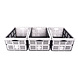 Discountershop Bring Order to Chaos: Space-Saving Gray Foldable Crate 32 Liters | 50cm x 21cm x 33cm | 3-Piece | Made from Recycled Plastic | Lidless | Where Clutter Ends and Calm Begins Discountershop Bring Order to Chaos: Space-Saving Gray Foldable Crate 32 Liters | 50cm x 21cm x 33cm | 3-Piece | Made from Recycled Plastic | Lidless | Where Clutter Ends and Calm Begins