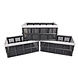 Discountershop Bring Order to Chaos: Space-Saving Gray Foldable Crate 32 Liters | 50cm x 21cm x 33cm | 3-Piece | Made from Recycled Plastic | Lidless | Where Clutter Ends and Calm Begins Discountershop Bring Order to Chaos: Space-Saving Gray Foldable Crate 32 Liters | 50cm x 21cm x 33cm | 3-Piece | Made from Recycled Plastic | Lidless | Where Clutter Ends and Calm Begins