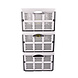 Discountershop Bring Order to Chaos: Space-Saving Gray Foldable Crate 32 Liters | 50cm x 21cm x 33cm | 3-Piece | Made from Recycled Plastic | Lidless | Where Clutter Ends and Calm Begins Discountershop Bring Order to Chaos: Space-Saving Gray Foldable Crate 32 Liters | 50cm x 21cm x 33cm | 3-Piece | Made from Recycled Plastic | Lidless | Where Clutter Ends and Calm Begins