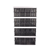 Discountershop Set Van 4 Grijze Opvouwbare Vouwkrat | 32 Liter | 50cm x 21cm x 33cm | Duurzaam en Milieuvriendelijk met Gerecycled Plastic | Opslag Vereenvoudigd Bewaar Je Ruimte Netjes Discountershop Set Van 4 Grijze Opvouwbare Vouwkrat | 32 Liter | 50cm x 21cm x 33cm | Duurzaam en Milieuvriendelijk met Gerecycled Plastic | Opslag Vereenvoudigd Bewaar Je Ruimte Netjes