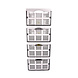 Discountershop Set of 4 Gray Foldable Crates | 32 Liters | 50cm x 21cm x 33cm | Durable and Environ-mentally Friendly with Recycled Plastic | Storage Simplified Keep Your Space Tidy Discountershop Set of 4 Gray Foldable Crates | 32 Liters | 50cm x 21cm x 33cm | Durable and Environ-mentally Friendly with Recycled Plastic | Storage Simplified Keep Your Space Tidy