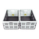 Discountershop Simplify Space with Mint Green Foldable Crate 32 Liters | 50cm x 21cm x 33cm | Made from Recycled Plastic | Stress-Free Storage Solutions Discountershop Simplify Space with Mint Green Foldable Crate 32 Liters | 50cm x 21cm x 33cm | Made from Recycled Plastic | Stress-Free Storage Solutions
