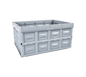 Discountershop Blauwe Opvouwbare Vouwkrat 45 Liter | van Gehard Plastic | Duurzaam Met Twee Zijhandgrepen | Maximale 35 kg | 53cm x 40cm x 26cm | Koel Bewaren voor Soepel Wonen Discountershop Blauwe Opvouwbare Vouwkrat 45 Liter | van Gehard Plastic | Duurzaam Met Twee Zijhandgrepen | Maximale 35 kg | 53cm x 40cm x 26cm | Koel Bewaren voor Soepel Wonen