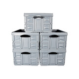 Discountershop Blauwe Opvouwbare Vouwkrat 45 Liter | 5 Stuks | Gehard Plastic | Max Belasting 35 kg | 53cm x 40cm x 26cm | Maak Drive-Up Opslag Eenvoudig Discountershop Blauwe Opvouwbare Vouwkrat 45 Liter | 5 Stuks | Gehard Plastic | Max Belasting 35 kg | 53cm x 40cm x 26cm | Maak Drive-Up Opslag Eenvoudig