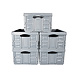 Discountershop Blauwe Opvouwbare Vouwkrat 45 Liter | 5 Stuks | Gehard Plastic | Max Belasting 35 kg | 53cm x 40cm x 26cm | Maak Drive-Up Opslag Eenvoudig Discountershop Blauwe Opvouwbare Vouwkrat 45 Liter | 5 Stuks | Gehard Plastic | Max Belasting 35 kg | 53cm x 40cm x 26cm | Maak Drive-Up Opslag Eenvoudig