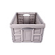 Discountershop Betrouwbare Opslag: Grijze Opvouwbare Vouwkrat 45 Liter | Gehard Plastic | Max Belasting 35 kg | 53cm x 40cm x 26cm | Ruimte Toegankelijk Maken Leven Ve-reenvoudigen Discountershop Betrouwbare Opslag: Grijze Opvouwbare Vouwkrat 45 Liter | Gehard Plastic | Max Belasting 35 kg | 53cm x 40cm x 26cm | Ruimte Toegankelijk Maken Leven Ve-reenvoudigen