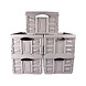 Discountershop Customize Your Storage Experience With Grey Folding Crate 45L | Hardened Plastic | Max. Load 35 kg | 53cm x 40cm x 26cm | 5 Pieces | Storage for Clothes and Tools Discountershop Customize Your Storage Experience With Grey Folding Crate 45L | Hardened Plastic | Max. Load 35 kg | 53cm x 40cm x 26cm | 5 Pieces | Storage for Clothes and Tools