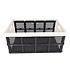 Handy Foldable Folding Crate - Folding Box - 32 Liters - Plastic - White - With Two Side Handles - Collapsible Box - Dimensions: 48cm x 35cm x 24cm
