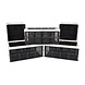 Discountershop Functional Folding Crate - 32L Capacity - Made of White Plastic - Collapsible - Equipped with 2 Side Handles - Contains 5 Crates - 48cm x 35cm x 24cm Discountershop Functional Folding Crate - 32L Capacity - Made of White Plastic - Collapsible - Equipped with 2 Side Handles - Contains 5 Crates - 48cm x 35cm x 24cm