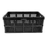 Discountershop Gemakkelijk Inklapbaar Vouwkrat - 32 Liter - Zwart Plastic - Voorzien van Twee Handvatten aan de Zijkant - Afmetingen: 48cm x 35cm x 24cm Discountershop Gemakkelijk Inklapbaar Vouwkrat - 32 Liter - Zwart Plastic - Voorzien van Twee Handvatten aan de Zijkant - Afmetingen: 48cm x 35cm x 24cm