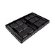 Discountershop Duo Foldable Crates - 32 Liters Space - Black Plastic Material - Easily Collapsible - Dimensions: 48cm x 35cm x 24cm Discountershop Duo Foldable Crates - 32 Liters Space - Black Plastic Material - Easily Collapsible - Dimensions: 48cm x 35cm x 24cm