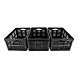 Discountershop Pakket van 3 Inklapbare Kratten - 32 Liter - Zwart Plastic - 48cm x 35cm x 24cm - twee handgrepen aan de zijkant - zonder deksel Discountershop Pakket van 3 Inklapbare Kratten - 32 Liter - Zwart Plastic - 48cm x 35cm x 24cm - twee handgrepen aan de zijkant - zonder deksel