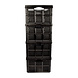 Discountershop Space Saving Folding Box - set of 4 - 32L Capacity - Black - Foldable Crate without Lid - 48cm x 35cm x 24cm Discountershop Space Saving Folding Box - set of 4 - 32L Capacity - Black - Foldable Crate without Lid - 48cm x 35cm x 24cm