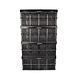 Discountershop Space Saving Folding Box - set of 4 - 32L Capacity - Black - Foldable Crate without Lid - 48cm x 35cm x 24cm Discountershop Space Saving Folding Box - set of 4 - 32L Capacity - Black - Foldable Crate without Lid - 48cm x 35cm x 24cm