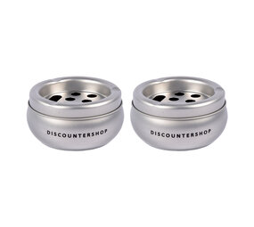 Discountershop Zilveren Stormasbak Voor Binnengebruik - Set Van 2 - Gemaakt Van Lichtgewicht Aluminium - Afmetingen: 5.5cm x 10cm. Discountershop Zilveren Stormasbak Voor Binnengebruik - Set Van 2 - Gemaakt Van Lichtgewicht Aluminium - Afmetingen: 5.5cm x 10cm.