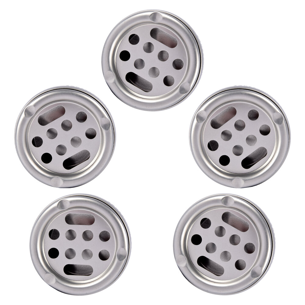 Discountershop Exclusive Silver-colored Storm Ashtray for Indoors - Made of Aluminum - Space for 5 Cigarettes - Dimensions: 5.5cm High, 10cm Diameter Discountershop Exclusive Silver-colored Storm Ashtray for Indoors - Made of Aluminum - Space for 5 Cigarettes - Dimensions: 5.5cm High, 10cm Diameter