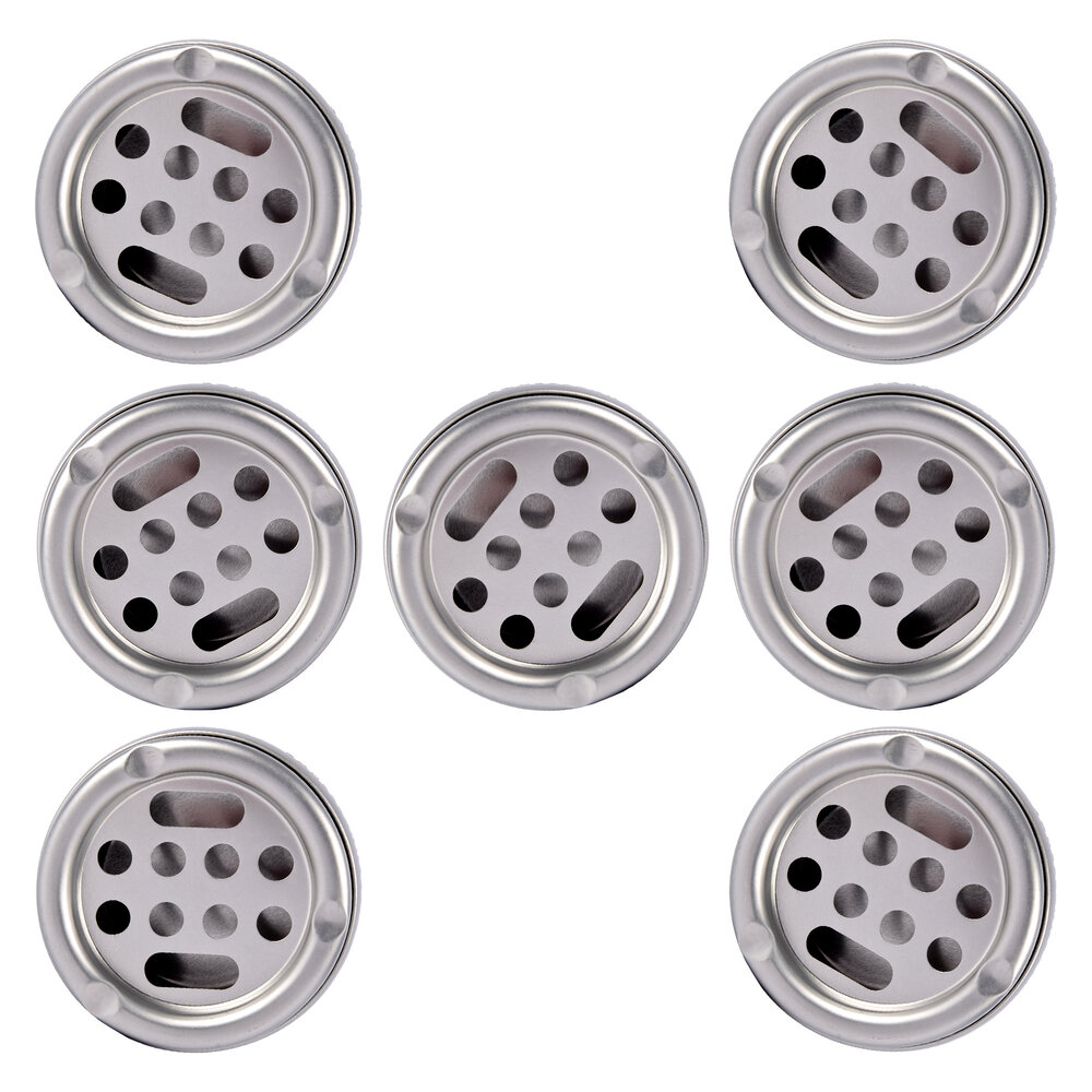 Discountershop Kwalitatieve Aluminium Asbak - Zilverkleurige Stormasbak voor Binnen - Ruimte voor 7 Sigaretten - 5.5cm Hoog - 10cm Diameter Discountershop Kwalitatieve Aluminium Asbak - Zilverkleurige Stormasbak voor Binnen - Ruimte voor 7 Sigaretten - 5.5cm Hoog - 10cm Diameter