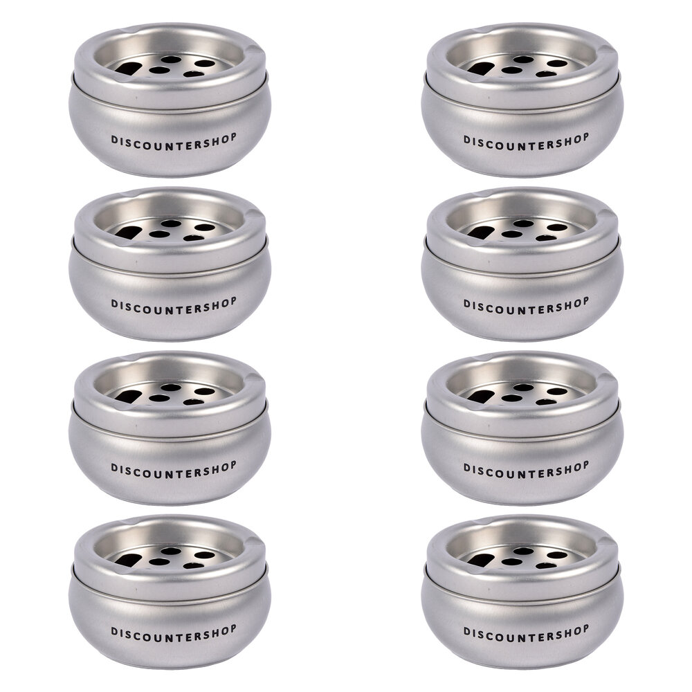 Discountershop Zilveren Aluminium Stormasbak voor Binnen - 8 Sigaret Inhoud - Lichtgewicht - 5.5cm Hoog - 10cm Diameter Discountershop Zilveren Aluminium Stormasbak voor Binnen - 8 Sigaret Inhoud - Lichtgewicht - 5.5cm Hoog - 10cm Diameter