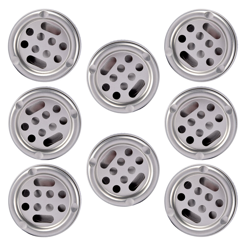 Discountershop Zilveren Aluminium Stormasbak voor Binnen - 8 Sigaret Inhoud - Lichtgewicht - 5.5cm Hoog - 10cm Diameter Discountershop Zilveren Aluminium Stormasbak voor Binnen - 8 Sigaret Inhoud - Lichtgewicht - 5.5cm Hoog - 10cm Diameter