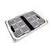 Discountershop Two Handy Foldable Plastic Storage Boxes - 40 Liters - Gray/Black - With Double Side Handles - Dimensions: 50cm x 34cm x 24cm Discountershop Two Handy Foldable Plastic Storage Boxes - 40 Liters - Gray/Black - With Double Side Handles - Dimensions: 50cm x 34cm x 24cm