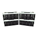 Discountershop Quartet Foldable Folding Crates for Clothes - Practical Crate with 40 Liter Capacity - Green/Black - Collapsible Storage Box without Lid - Plastic - Dimensions: 50cm x 34cm x 24cm Discountershop Quartet Foldable Folding Crates for Clothes - Practical Crate with 40 Liter Capacity - Green/Black - Collapsible Storage Box without Lid - Plastic - Dimensions: 50cm x 34cm x 24cm