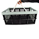 Discountershop Quartet Foldable Folding Crates for Clothes - Practical Crate with 40 Liter Capacity - Green/Black - Collapsible Storage Box without Lid - Plastic - Dimensions: 50cm x 34cm x 24cm Discountershop Quartet Foldable Folding Crates for Clothes - Practical Crate with 40 Liter Capacity - Green/Black - Collapsible Storage Box without Lid - Plastic - Dimensions: 50cm x 34cm x 24cm