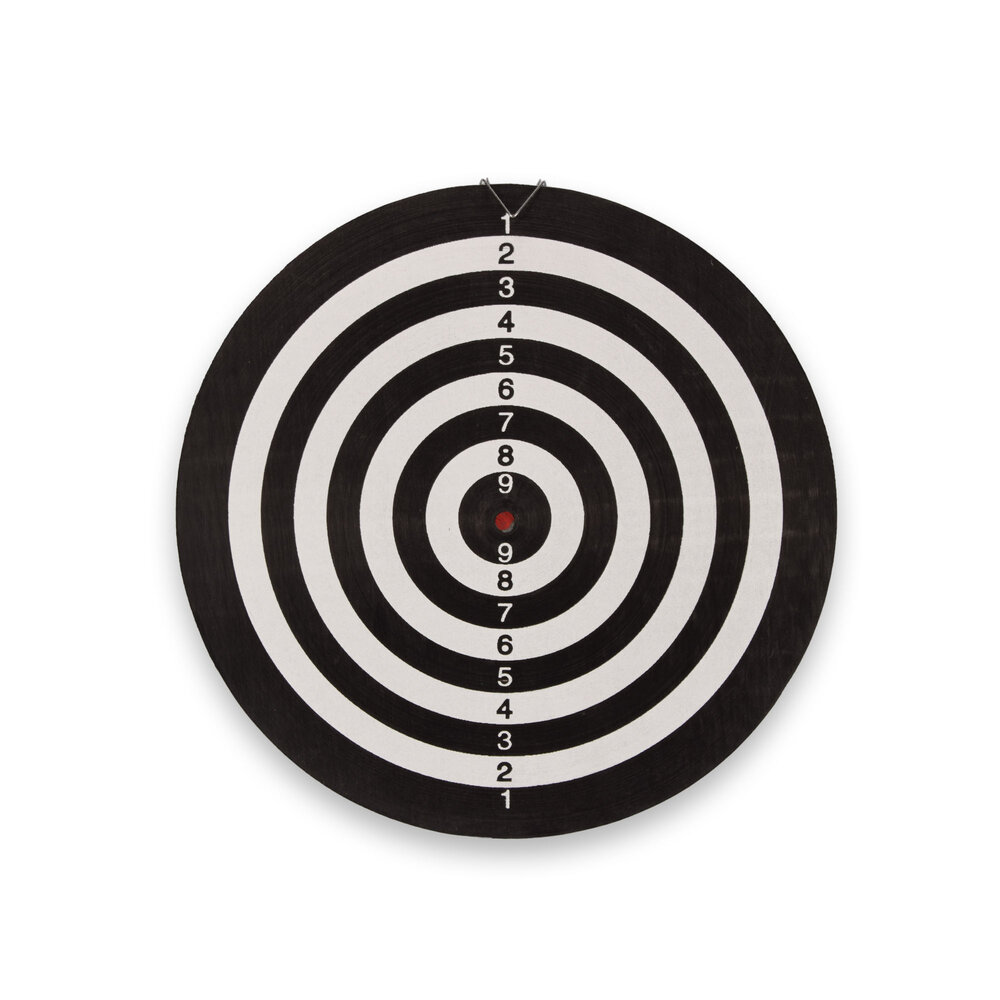 Merkloos Dartboard - incl. 6x Steeltip darts - Ø board: 45cm double sided playable Dart darts Merkloos Dartboard - incl. 6x Steeltip darts - Ø board: 45cm double sided playable Dart darts