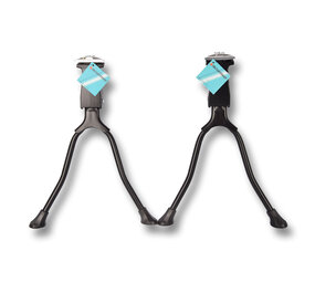 Discountershop Double bicycle stand set - Sturdy bicycle stand - Bicycle leg - Bicycle accessories - 26-28 inch – Black Discountershop Double bicycle stand set - Sturdy bicycle stand - Bicycle leg - Bicycle accessories - 26-28 inch – Black