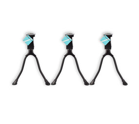 Discountershop Reliable Double Bicycle Stand - 3 Pieces - Black - Metal - Bicycle Accessories - For 26-28 inch Bicycles Discountershop Reliable Double Bicycle Stand - 3 Pieces - Black - Metal - Bicycle Accessories - For 26-28 inch Bicycles