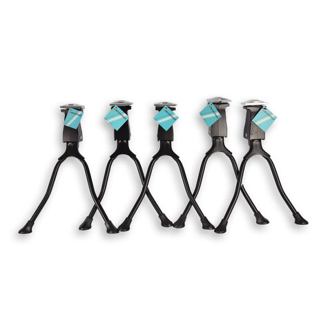 Discountershop Durable Double Bicycle Stand Package - Black Metal - For 26-28 inch Bicycles - Accessories for Cyclists - Includes 5 Pieces Discountershop Durable Double Bicycle Stand Package - Black Metal - For 26-28 inch Bicycles - Accessories for Cyclists - Includes 5 Pieces