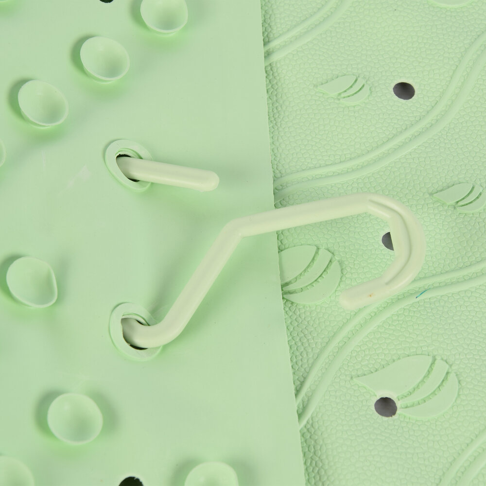 Discountershop Bath Mat Set - Green Bathroom Mat and Shower Mat - 76x36cm - 100% Natural Rubber - 2 Pieces Discountershop Bath Mat Set - Green Bathroom Mat and Shower Mat - 76x36cm - 100% Natural Rubber - 2 Pieces