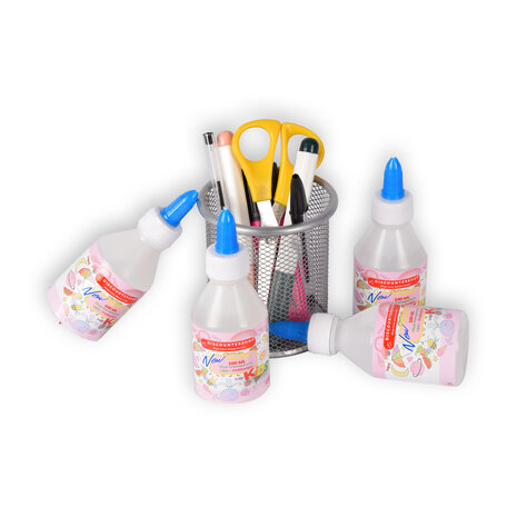 Discountershop Powerful Transparent Hobby Glue 4 x 100ml - Versatile Use & Strong Adhesion - Ideal for Various Applications Discountershop Powerful Transparent Hobby Glue 4 x 100ml - Versatile Use & Strong Adhesion - Ideal for Various Applications