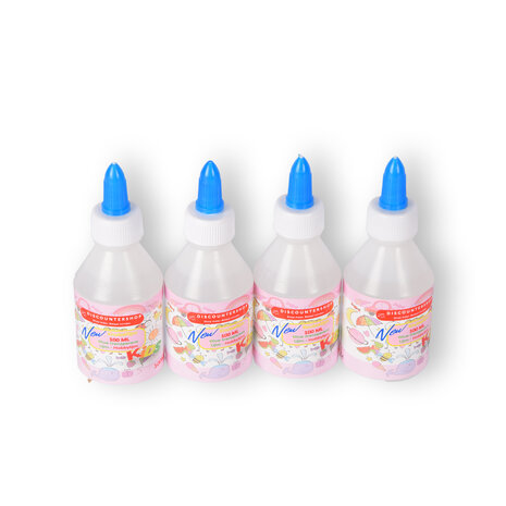 Discountershop Powerful Transparent Hobby Glue 4 x 100ml - Versatile Use & Strong Adhesion - Ideal for Various Applications Discountershop Powerful Transparent Hobby Glue 4 x 100ml - Versatile Use & Strong Adhesion - Ideal for Various Applications