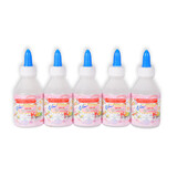 Discountershop 5 x 100ml Transparante Knutsellijm - Sterke Hechting voor Diverse Materialen - Perfect voor Kinderen, Hobby's en Kantoor Discountershop 5 x 100ml Transparante Knutsellijm - Sterke Hechting voor Diverse Materialen - Perfect voor Kinderen, Hobby's en Kantoor