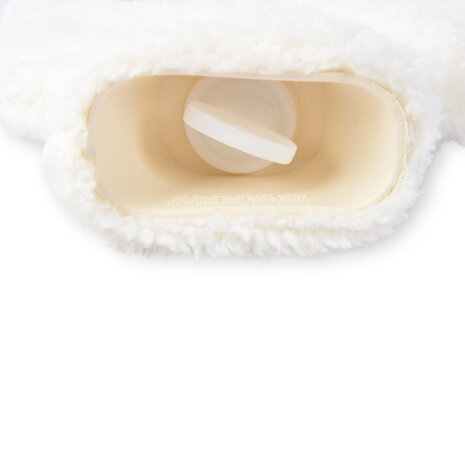 Discountershop Hot Water Bottle with Soft Cover - Children's Hot Water Bottle - 850 ml Thermo Bottle - with Loving Penguin Cuddle Cover - hot water bottle for Babies