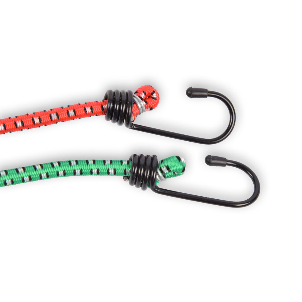 Discountershop 2 pieces Red and Green Spider Ties - Elastic, Metal, Rubber - Luggage Straps - 80cm Discountershop 2 pieces Red and Green Spider Ties - Elastic, Metal, Rubber - Luggage Straps - 80cm