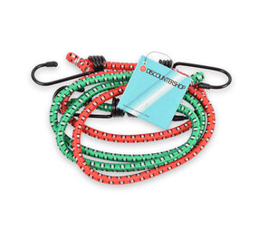 Discountershop 2 pieces Red and Green Spider Ties - Elastic, Metal, Rubber - Luggage Straps - 80cm Discountershop 2 pieces Red and Green Spider Ties - Elastic, Metal, Rubber - Luggage Straps - 80cm