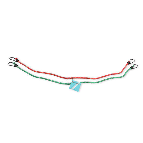 Discountershop 2 pieces Red and Green Spider Ties - Elastic, Metal, Rubber - Luggage Straps - 80cm Discountershop 2 pieces Red and Green Spider Ties - Elastic, Metal, Rubber - Luggage Straps - 80cm