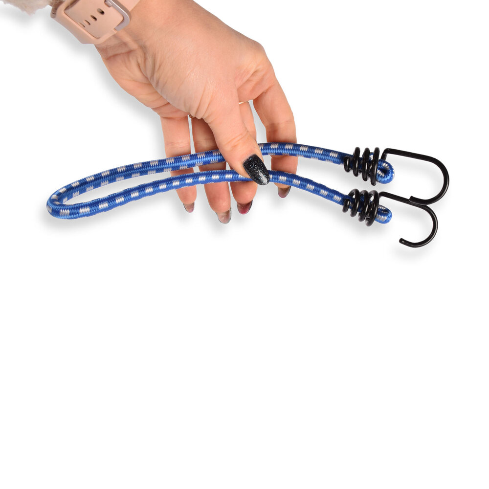 Discountershop 4 pieces Durable Blue Lash Straps made of Steel and Elastic - Maximum Working Load 7kg - Length: 20x45cm Discountershop 4 pieces Durable Blue Lash Straps made of Steel and Elastic - Maximum Working Load 7kg - Length: 20x45cm