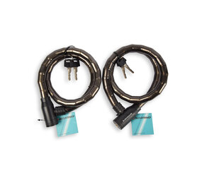 Discountershop Ultieme Beveiliging - Robuust Zwart Fietsslot, Kabelslot En Ringslot - 2 Stuks - 80cm Lang - Komt Met 4 Sleutels - Voor Fietsen & Accessoires. Discountershop Ultieme Beveiliging - Robuust Zwart Fietsslot, Kabelslot En Ringslot - 2 Stuks - 80cm Lang - Komt Met 4 Sleutels - Voor Fietsen & Accessoires.