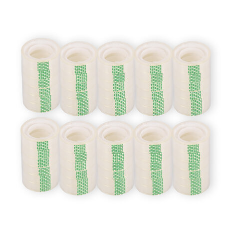 Discountershop 10 Sets Transparent Packaging Tape Roll - Cardboard Tape 4cm x 1.2cm - 350g Weight - Polyester/Plastic Material - 60 Rolls of Adhesive Tape of 12mmx10m Discountershop 10 Sets Transparent Packaging Tape Roll - Cardboard Tape 4cm x 1.2cm - 350g Weight - Polyester/Plastic Material - 60 Rolls of Adhesive Tape of 12mmx10m