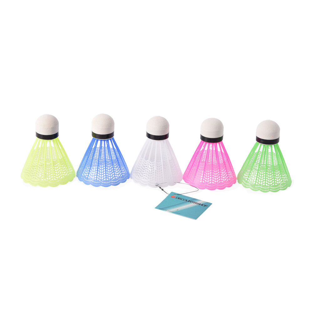 Discountershop Plastic Badminton Shuttlecocks - Length 6.6cm - Excellent for Any Player - Weight 40g - Durable and Perfect. Discountershop Plastic Badminton Shuttlecocks - Length 6.6cm - Excellent for Any Player - Weight 40g - Durable and Perfect.