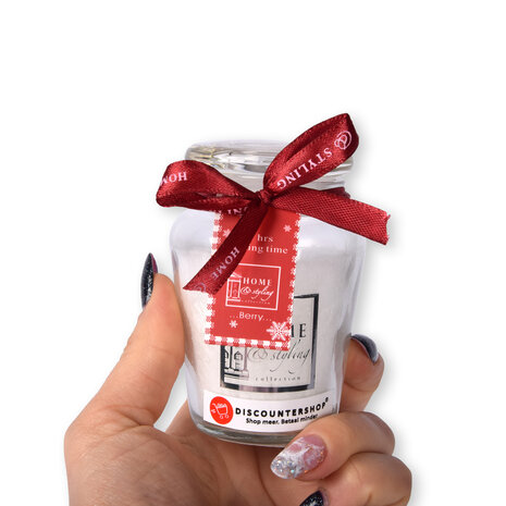 Discountershop Sfeervolle Witte Kaarsen - 2 Stuks - Vanille Geur - Ideaal voor Woonkamer en Slaapkamer - 4.5cm x 7.5cm x 8.2cm