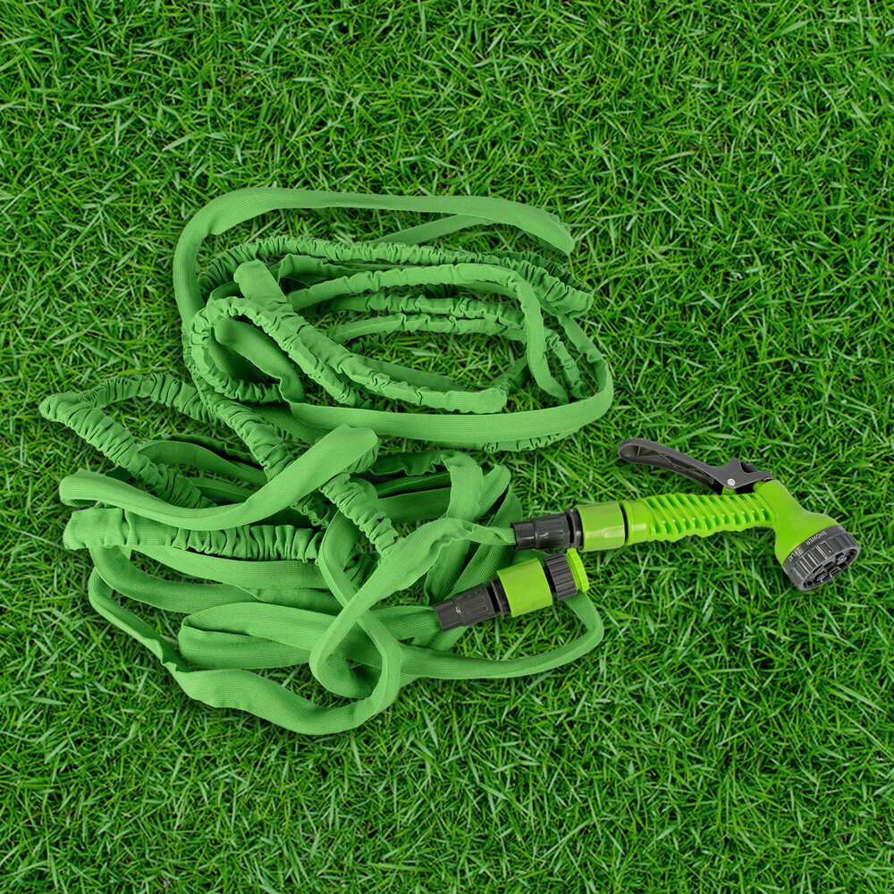Merkloos Tuinslang | waterslang | Groen | Flexibel | 10-20m | Tuinsproeiers | met 7-functies | Sproeikop | Spuitpistool breedte:5cm | Slang breedte:2.5cm Merkloos Tuinslang | waterslang | Groen | Flexibel | 10-20m | Tuinsproeiers | met 7-functies | Sproeikop | Spuitpistool breedte:5cm | Slang breedte:2.5cm